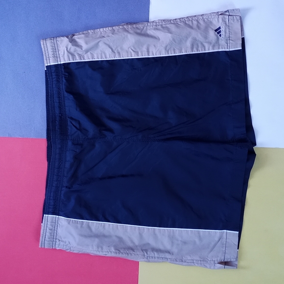 adidas Other - Vintage 2000 Adidas Essential Embroidered Shorts with liner & pockets 2